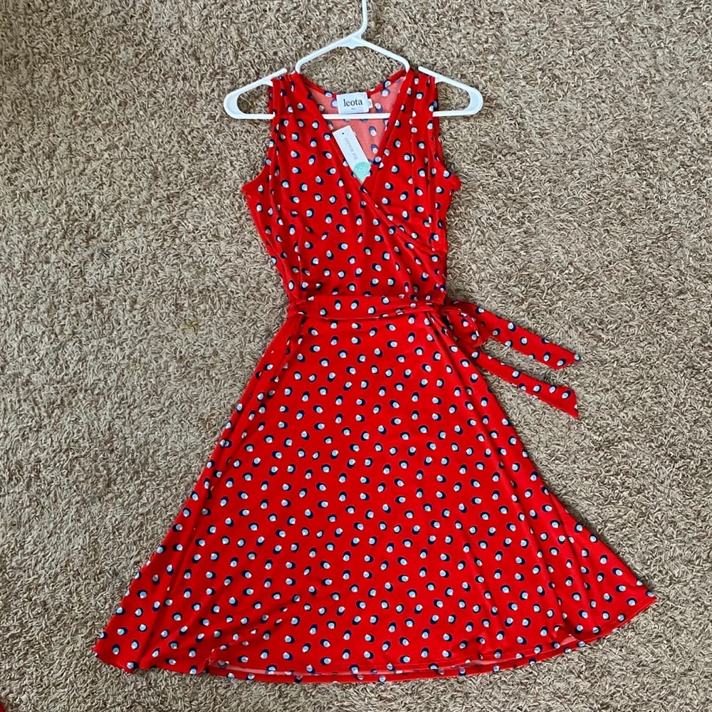 Leota Faux Wrap Dress